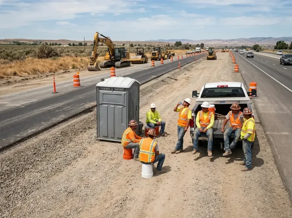 highway-road-construction-crew-007 — frequently asked questions, Porta Potty and Restroom Rentals in Morton, IL